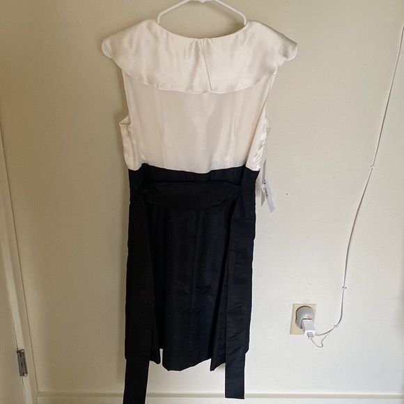 Teri Jon 100% Silk Top Belted Dress NWT - Picture 3 of 9